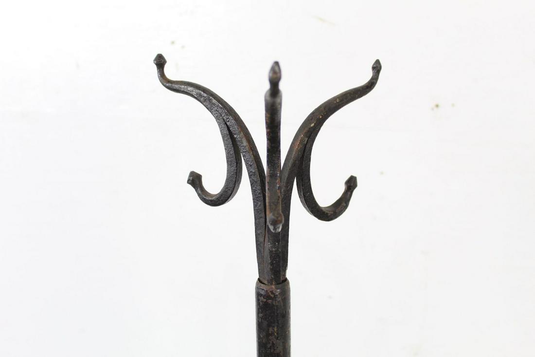 Antique 19th C Wrought Iron Stand,Fireplace Tools (1 of 6)