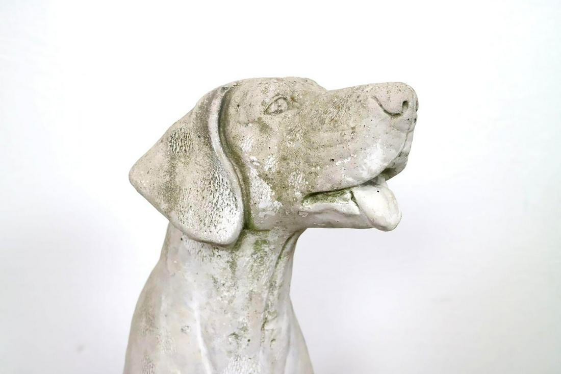 Concrete Dog Garden Sculpture, Henri Studio 1982 (1 of 11)