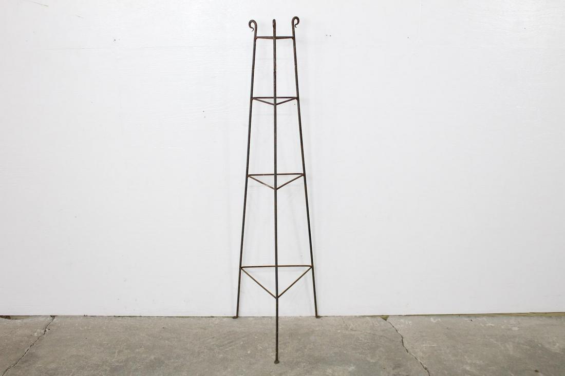 Hand-Forged Wrought Iron  Cookware Pot or Plant Stand (1 of 6)