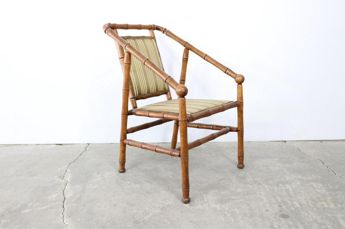 Turned Wood Faux Bamboo American Chair,George Hunzinger (1 of 8)