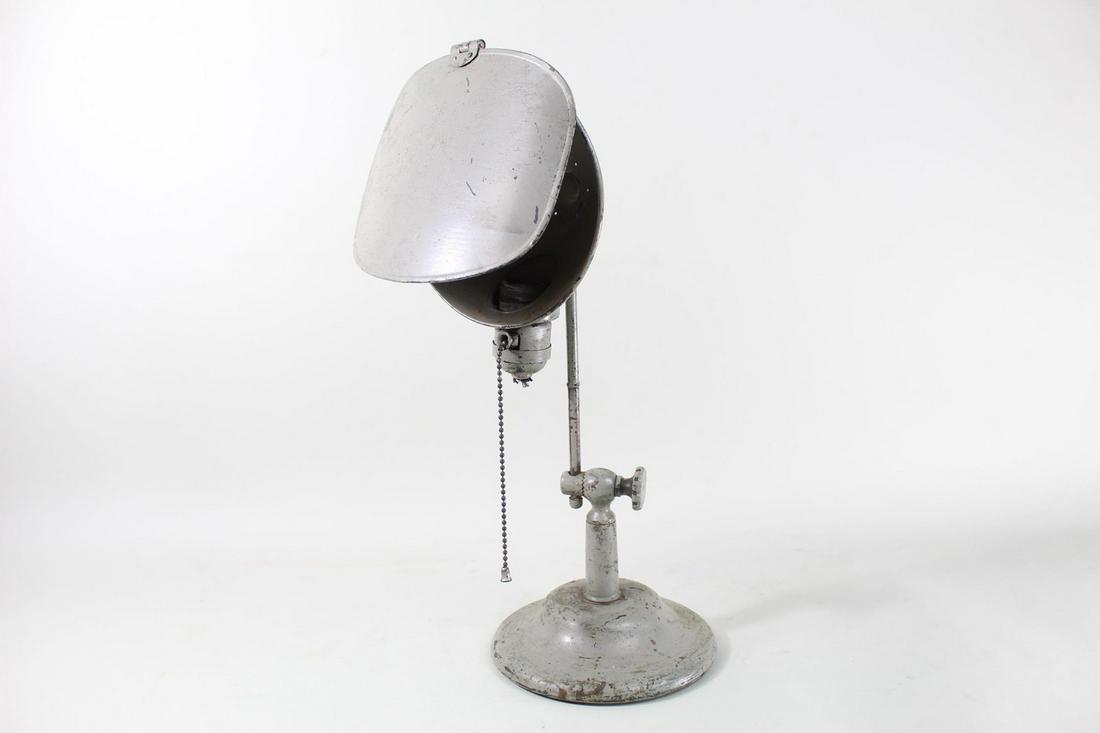 Lyhne Painted Gray Industrial Metal Task Desk Lamp (1 of 11)