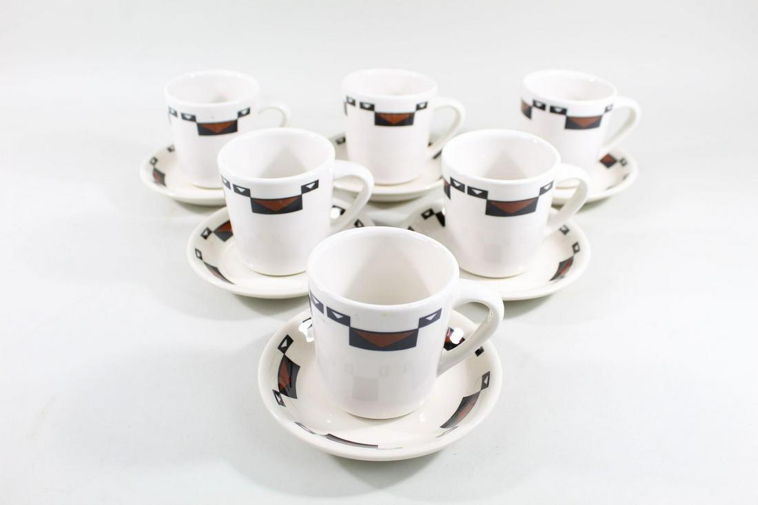 Set/6 Yosemite Ahwahnee Hotel China Teacups & Saucers (1 of 13)