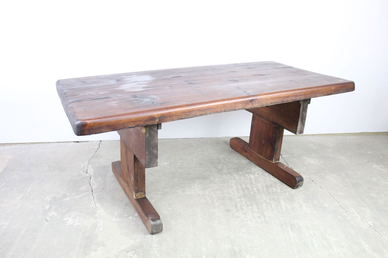 Handmade Wood Mid-century Modern Farm Table (1 of 10)
