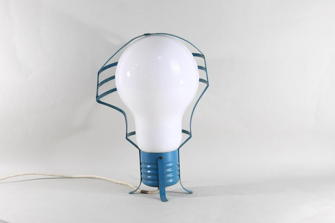 Oversized Pop Art Glass Light Bulb Table Lamp (1 of 5)