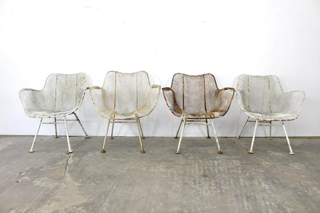 4 Modern Russell Woodard Sculptura Patio Chairs,Short (1 of 11)