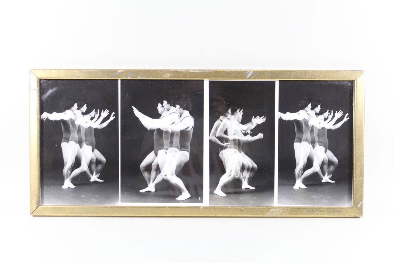Framed B&W 4 Frame Motion Photo, Tai Chi Master Don Ohn (1 of 11)