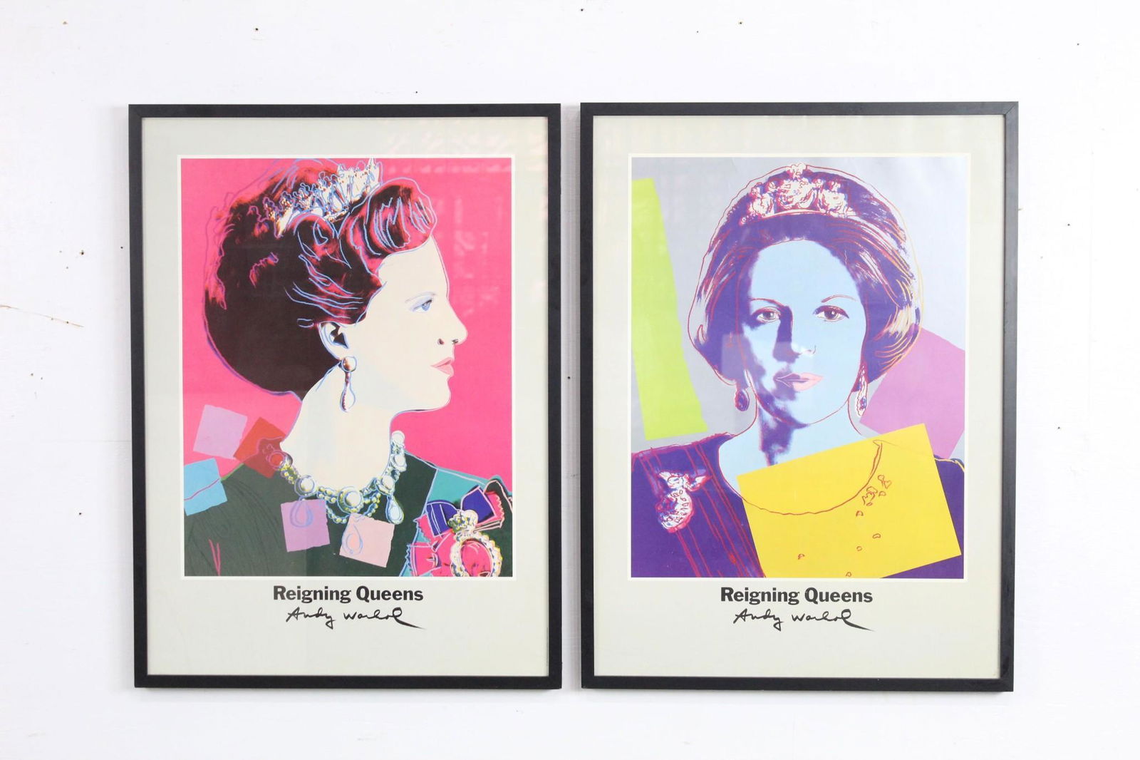 2 Andy Warhol Reigning Queens Framed Pop Art Posters (1 of 12)