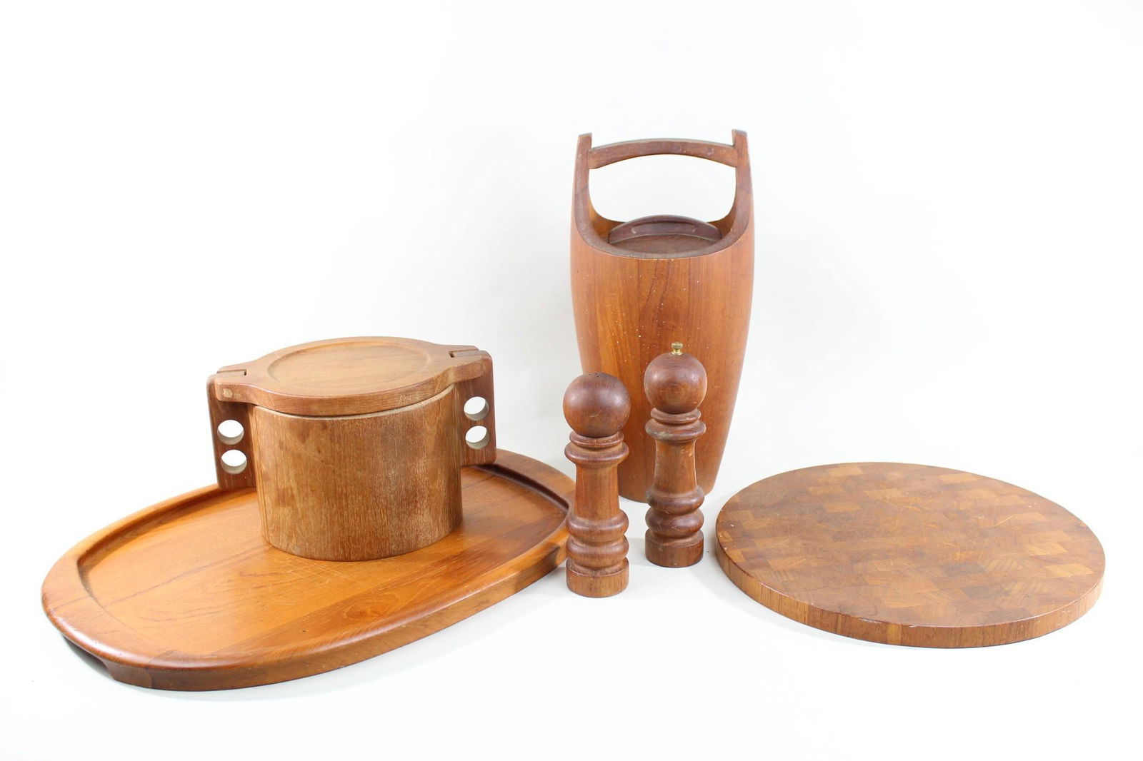 5 Danish Teak Kitchen Serving Items, Digsmed Tray (1 of 13)