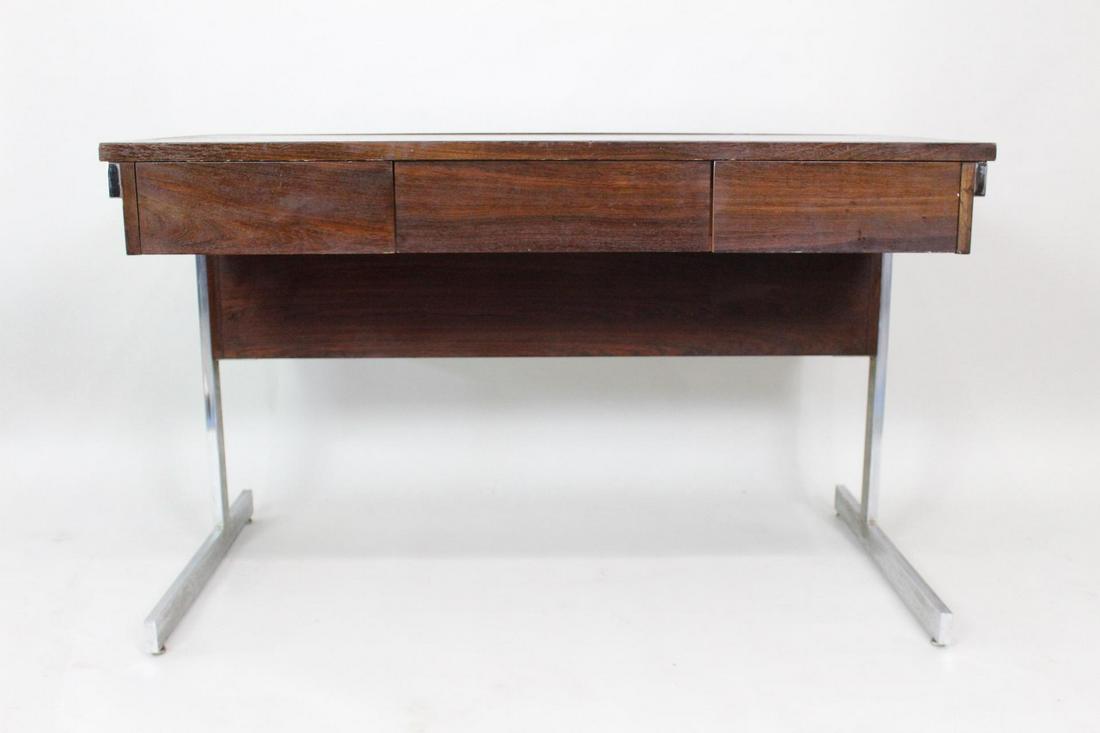 Mid Century Modern Danish Rosewood Chrome Desk by Lane (1 of 9)