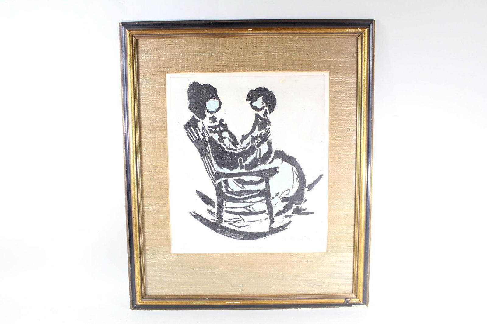 Framed & Signed Modern Sadie Rosenblum Etching Print (1 of 14)