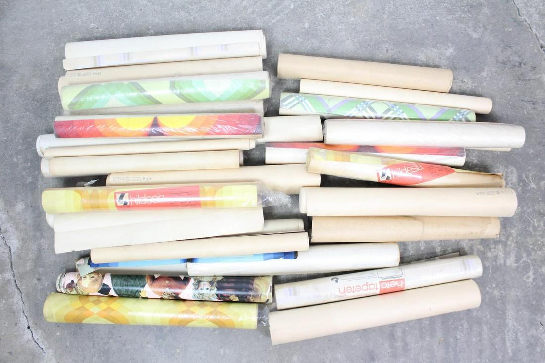 27 Rolls of Deadstock Mid Century Modern Wallpaper (1 of 13)