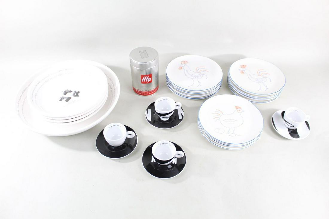 Large Lot Contemporary Serveware Rooster,Espresso Cups (1 of 20)