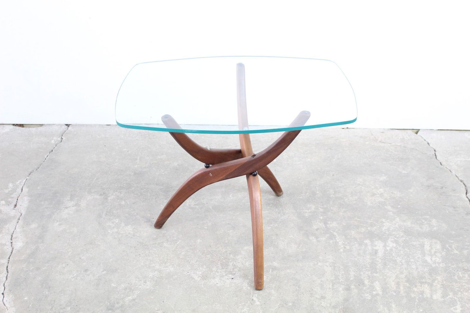 Mid-Century Modern Forest Wilson Pretzel Leg Side Table (1 of 8)