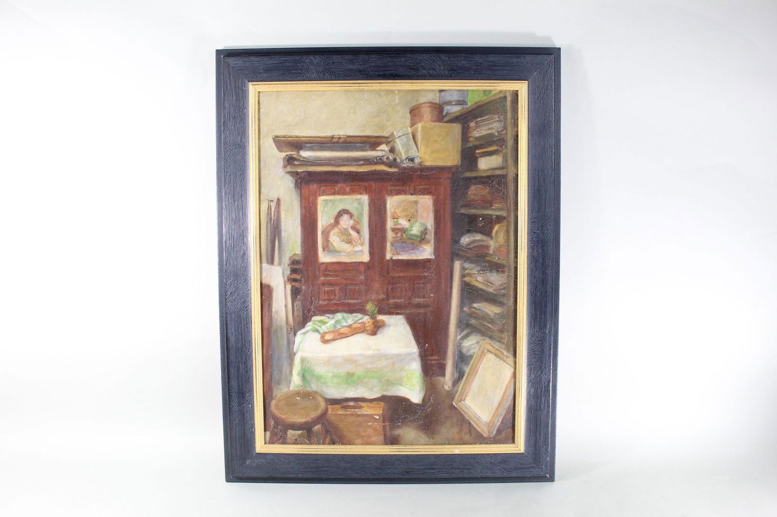 Framed Still Life Oil Painting by John S. Wilson, 1937 (1 of 10)