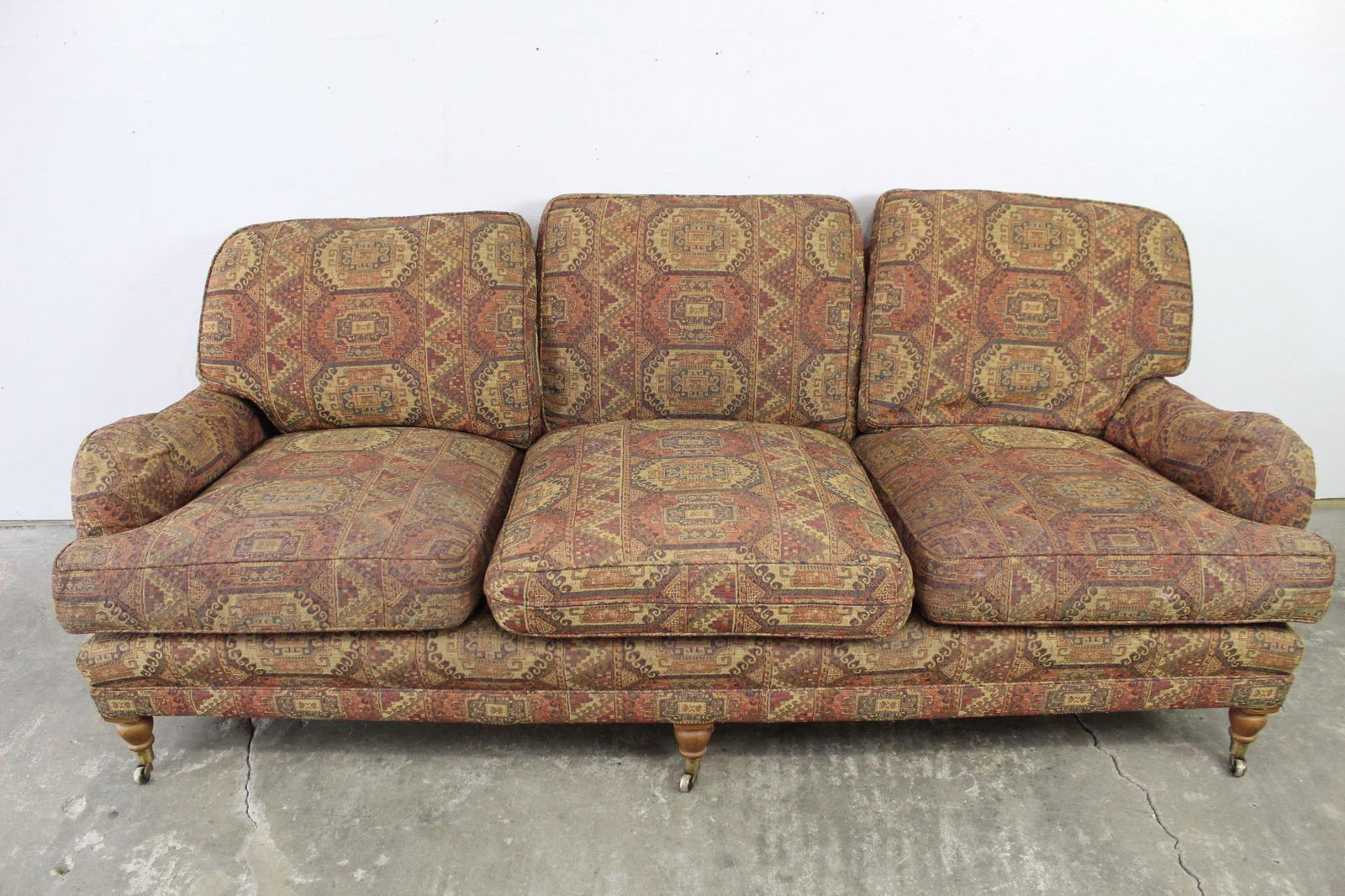 George Smith Style Lee Jofa Upholstered Couch, Sofa (1 of 11)