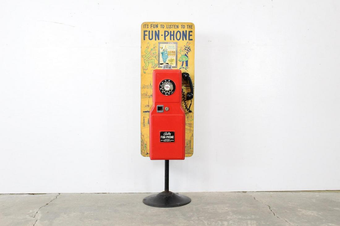 Bally Bozo Fun Phone, 1960s Carnival Fair Novelty Game (1 of 12)