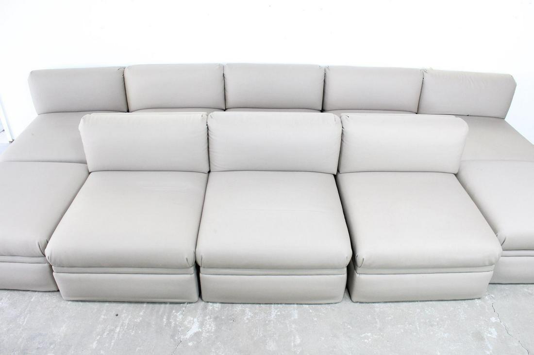 Donghia 8 Piece Modular Sofa Sectional Couch w/Ottomans (1 of 14)