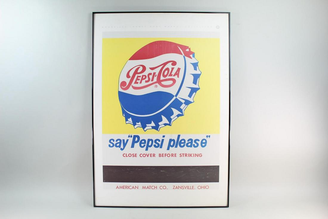Andy Warhol Pepsi Cola American Match Co. Offset Print (1 of 13)