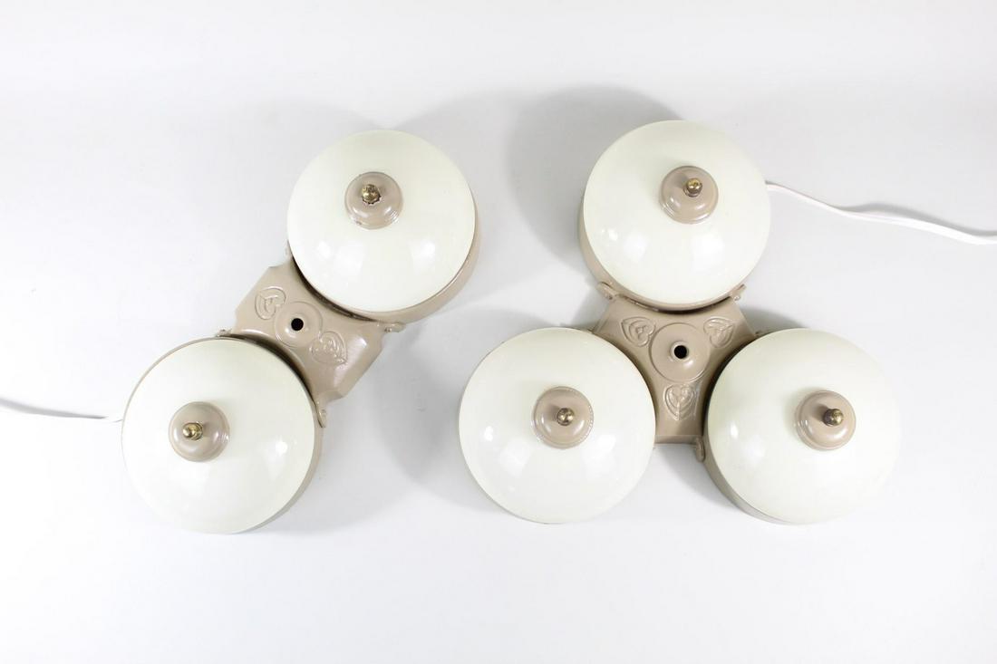 Set of 2 Round Circular Flush Mount Ceiling Lamps Light (1 of 13)