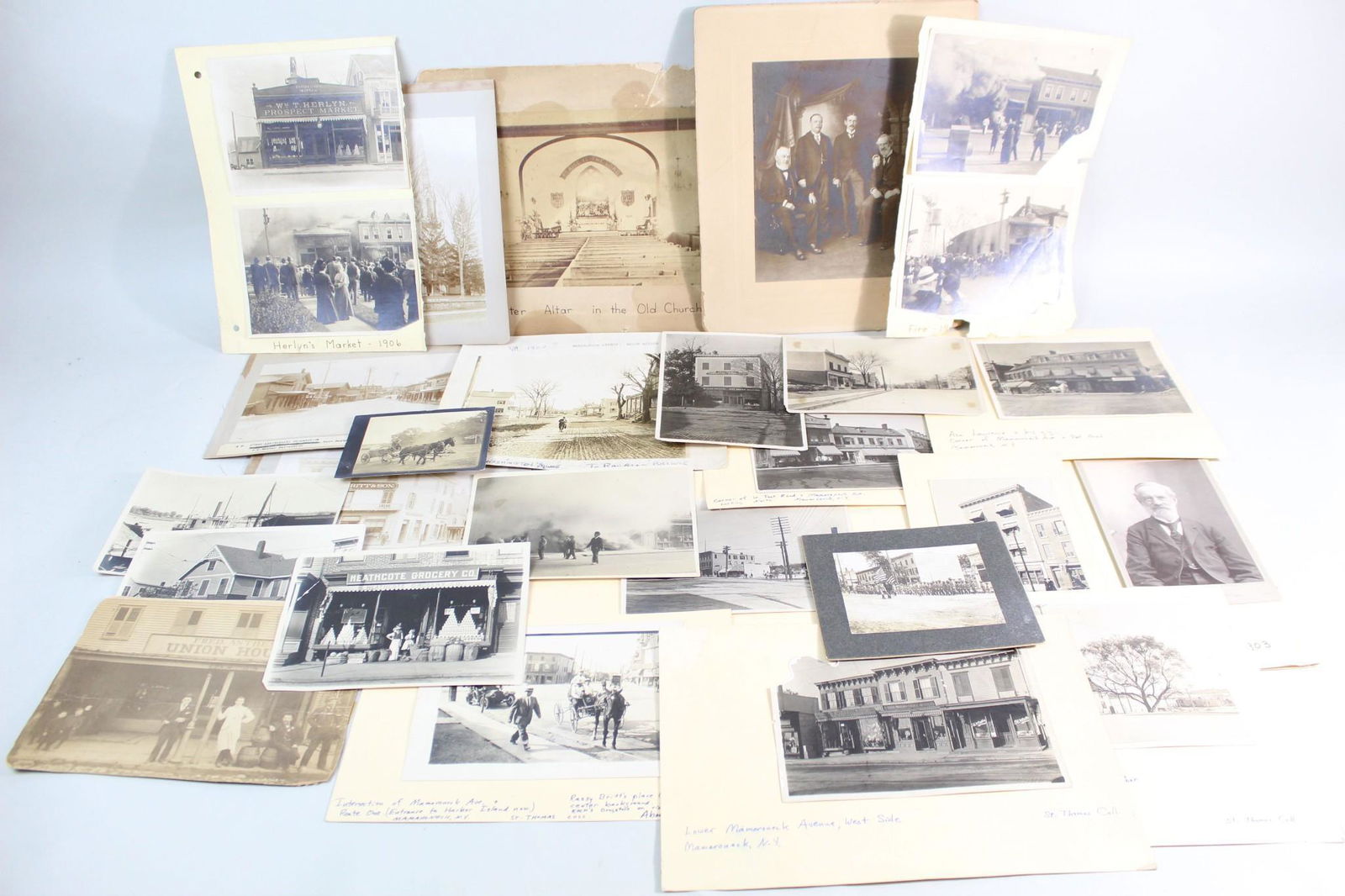 27 B&W Antique Photos Mamaroneck, NY Streets,Stores (1 of 18)