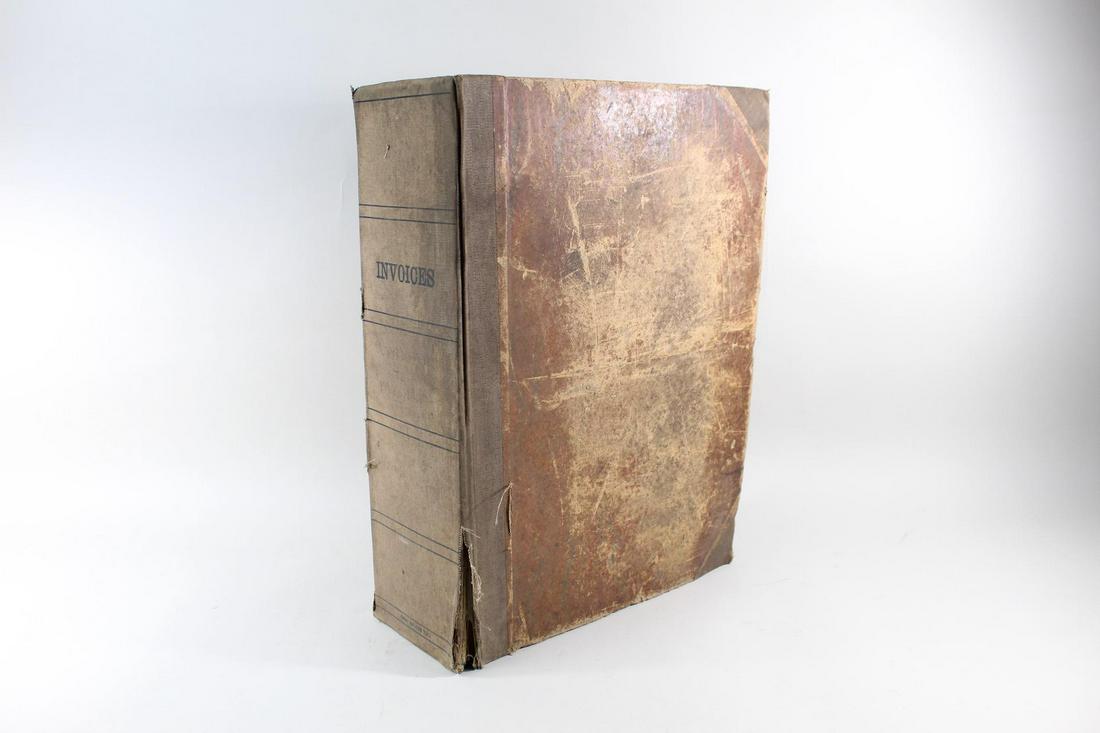 HUGE 1930's Bills/Invoice Scrapbook Shoe Store (2/4) (1 of 16)