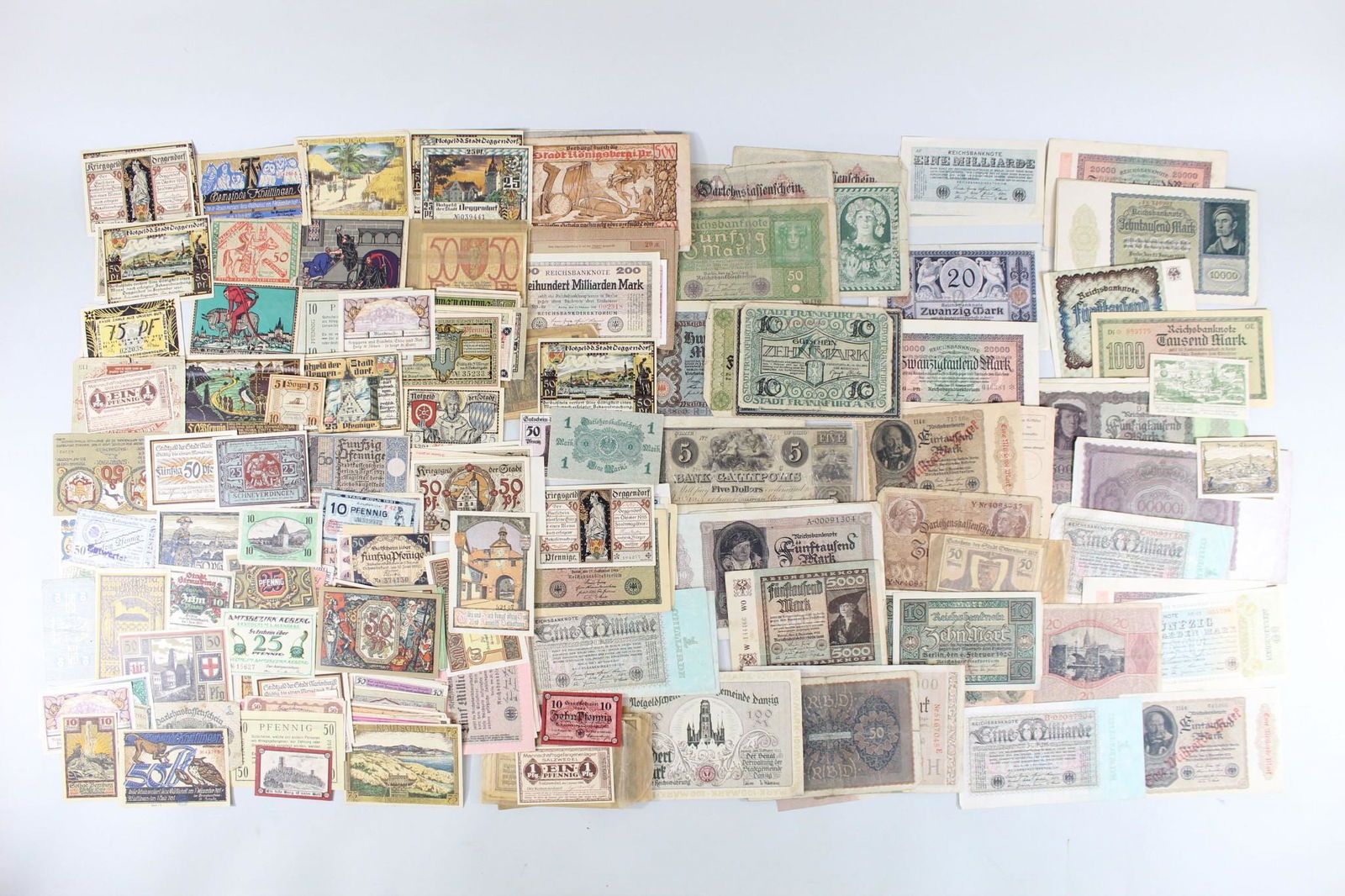 Lot of Foreign Fractional Currency Paper Money,German (1 of 20)