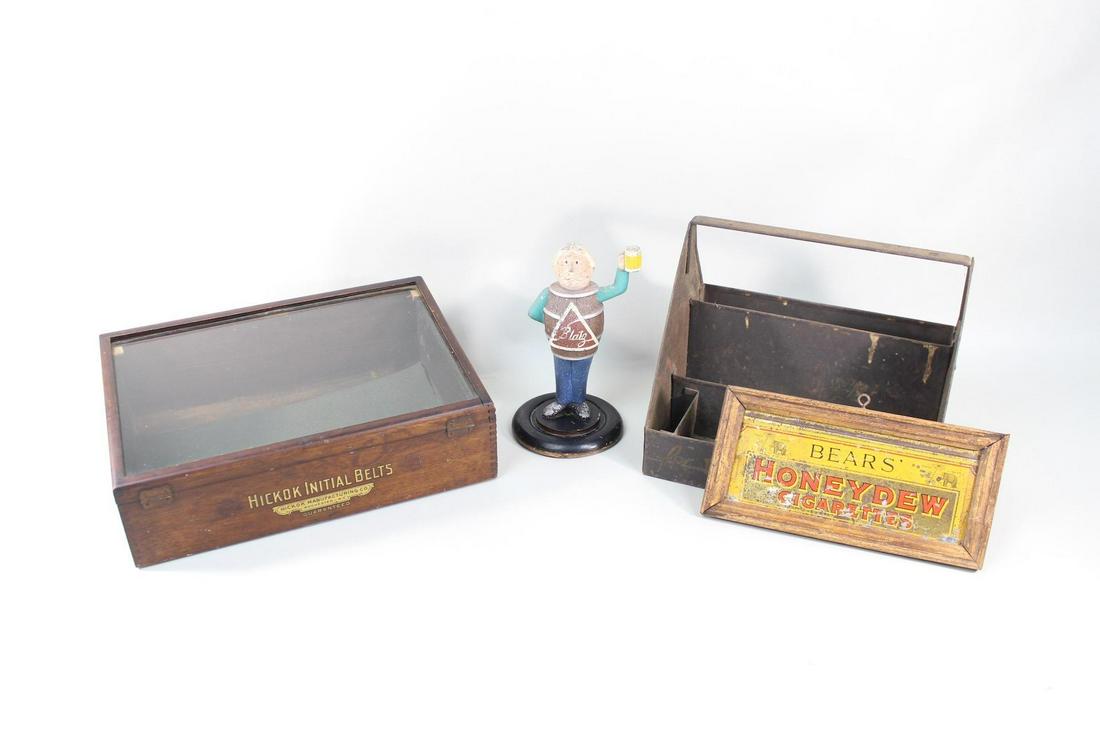 4 Advertising Items, Blatz Beer, Bears, Hickok Belts + (1 of 20)