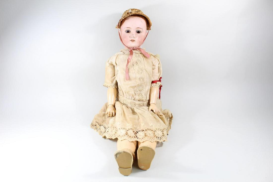 Antique German Bisque Head Doll w/ Fully Jointed Body (1 of 14)