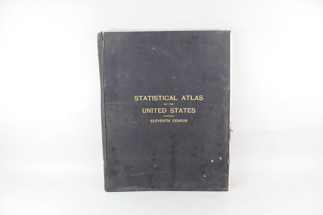 Statistical Census Atlas Folio Maps of United States (1 of 20)