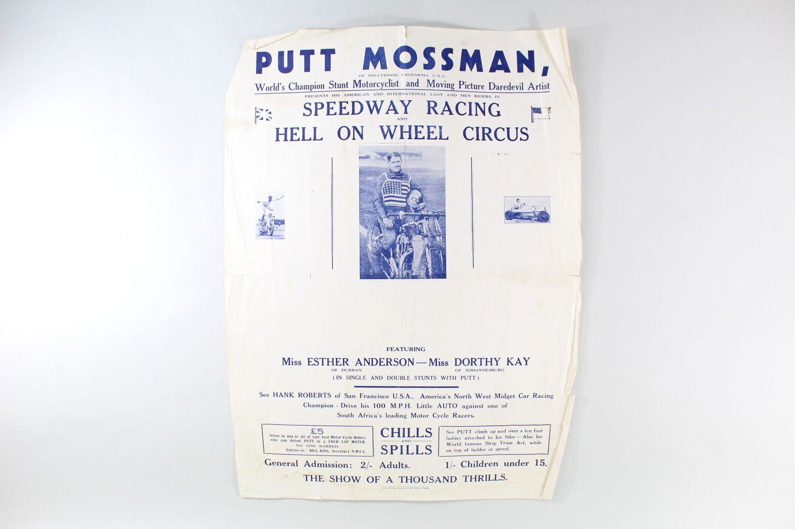 Putt Mossman Stunt Motorcycle Driver Event Poster (1/2) (1 of 11)
