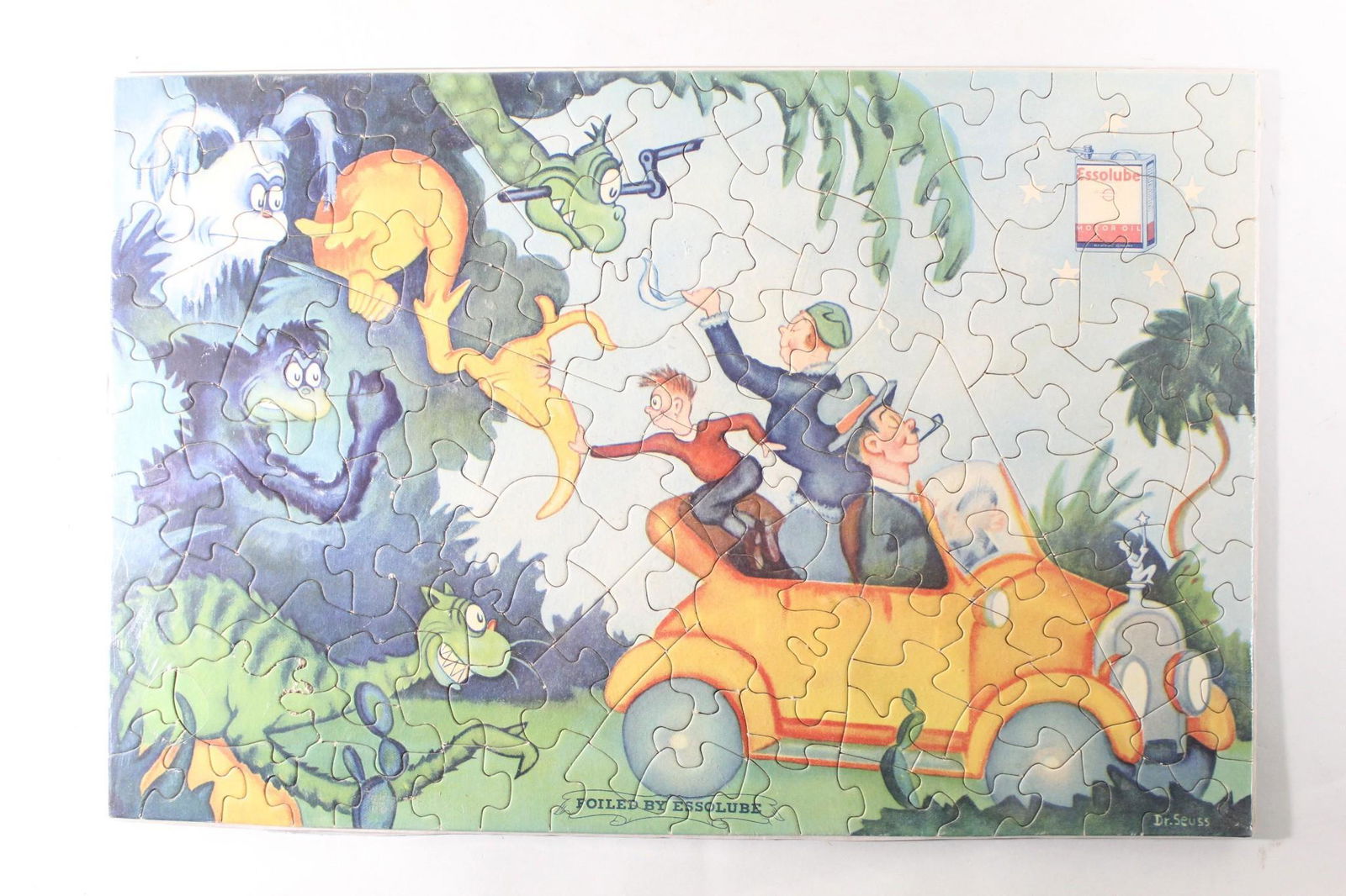 Dr.Seuss Puzzle,Advertising Essolube Motor Oil,Esso,30s (1 of 8)