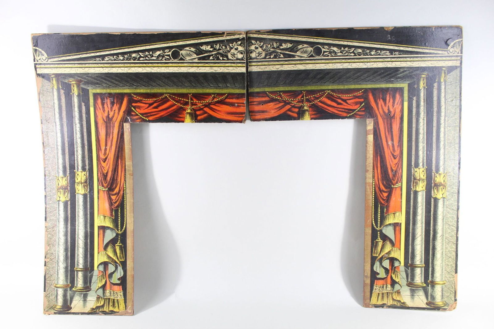 Antique Miniature Puppet Theater/Opera Stage Border (1 of 8)