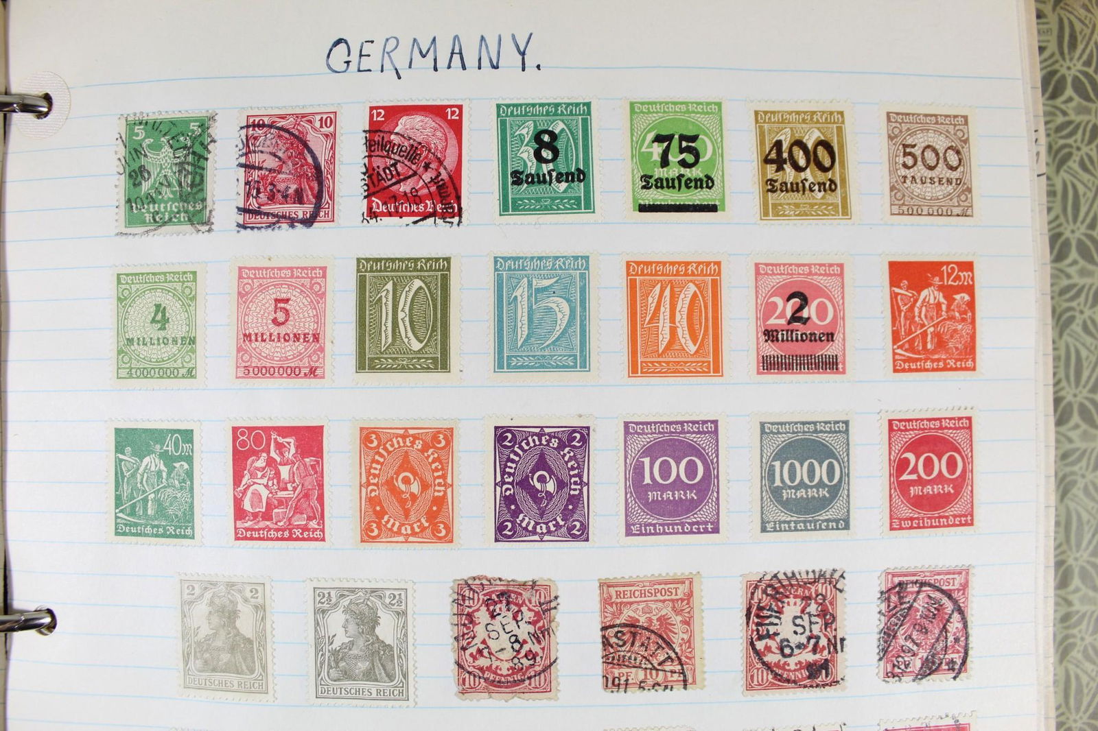 3 Albums of World Stamp Collection,Writing,Forest Fires (1 of 20)