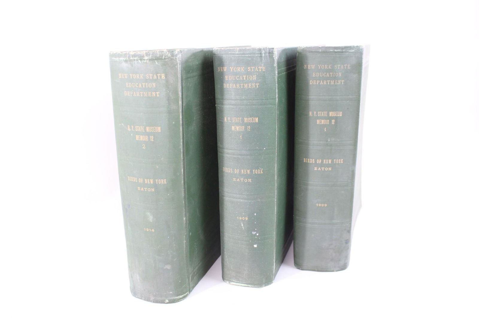 3 Volumes Eaton Birds of NY 1909 &1914,NY State Museum (1 of 20)