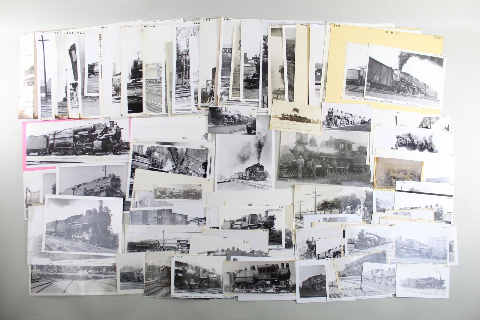 100+ Delaware & Hudson NY Railroad Train B&W Photos 30s (1 of 20)