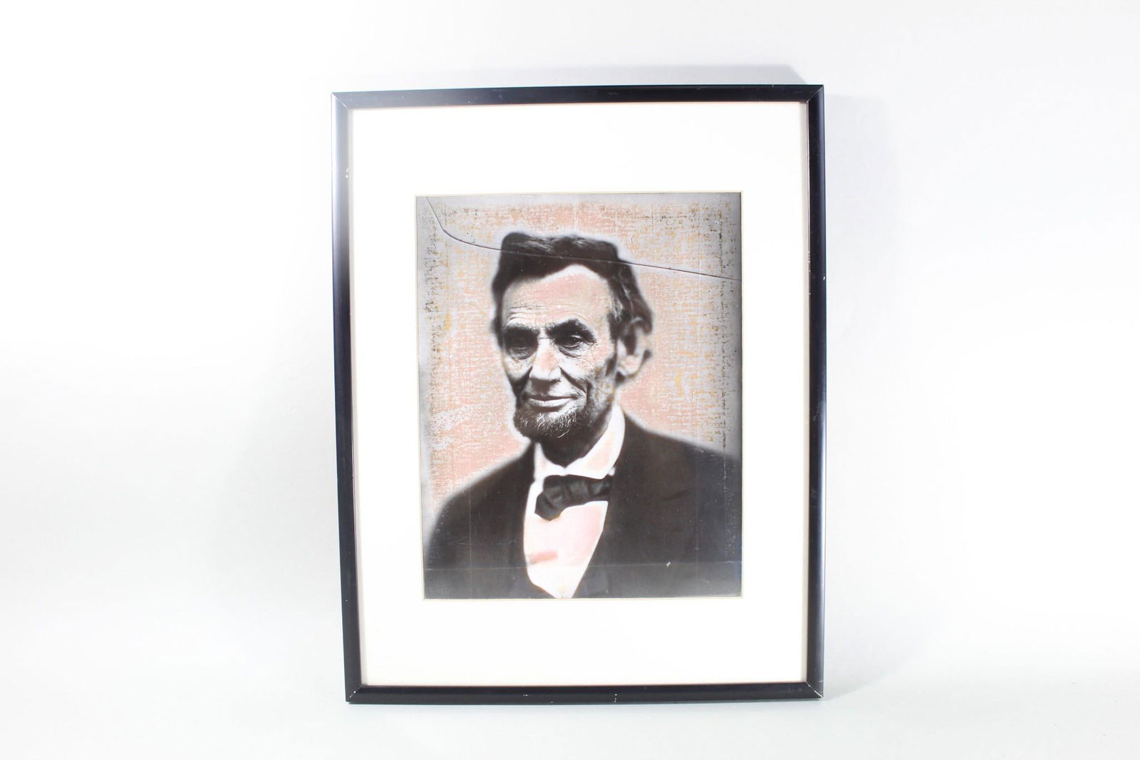 Handprinted Photograph of Abraham Lincoln from Gardner: Hand printed Photograph of Abraham Lincoln from Gardner. Beautiful and moving portrait has been printed from the original 1865 portrait by Alexander Gardner. The original print was captured on an 8x10