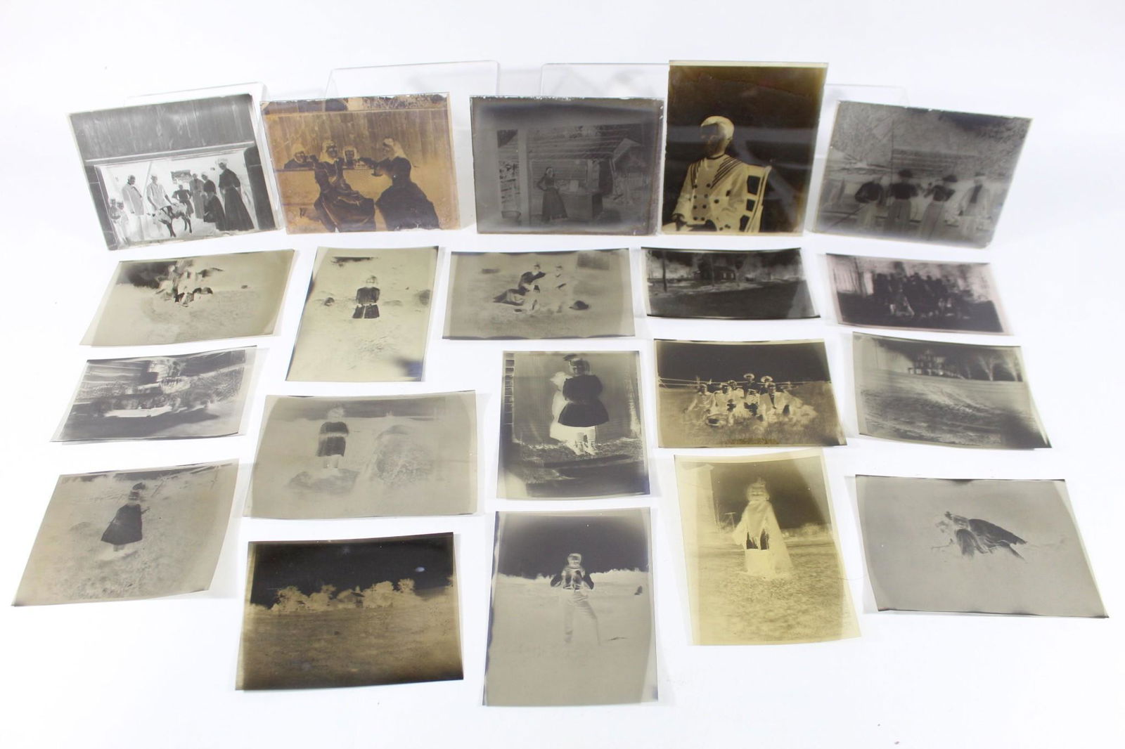 200+ Antique Photographic Celluloid & Glass Negatives (1 of 12)