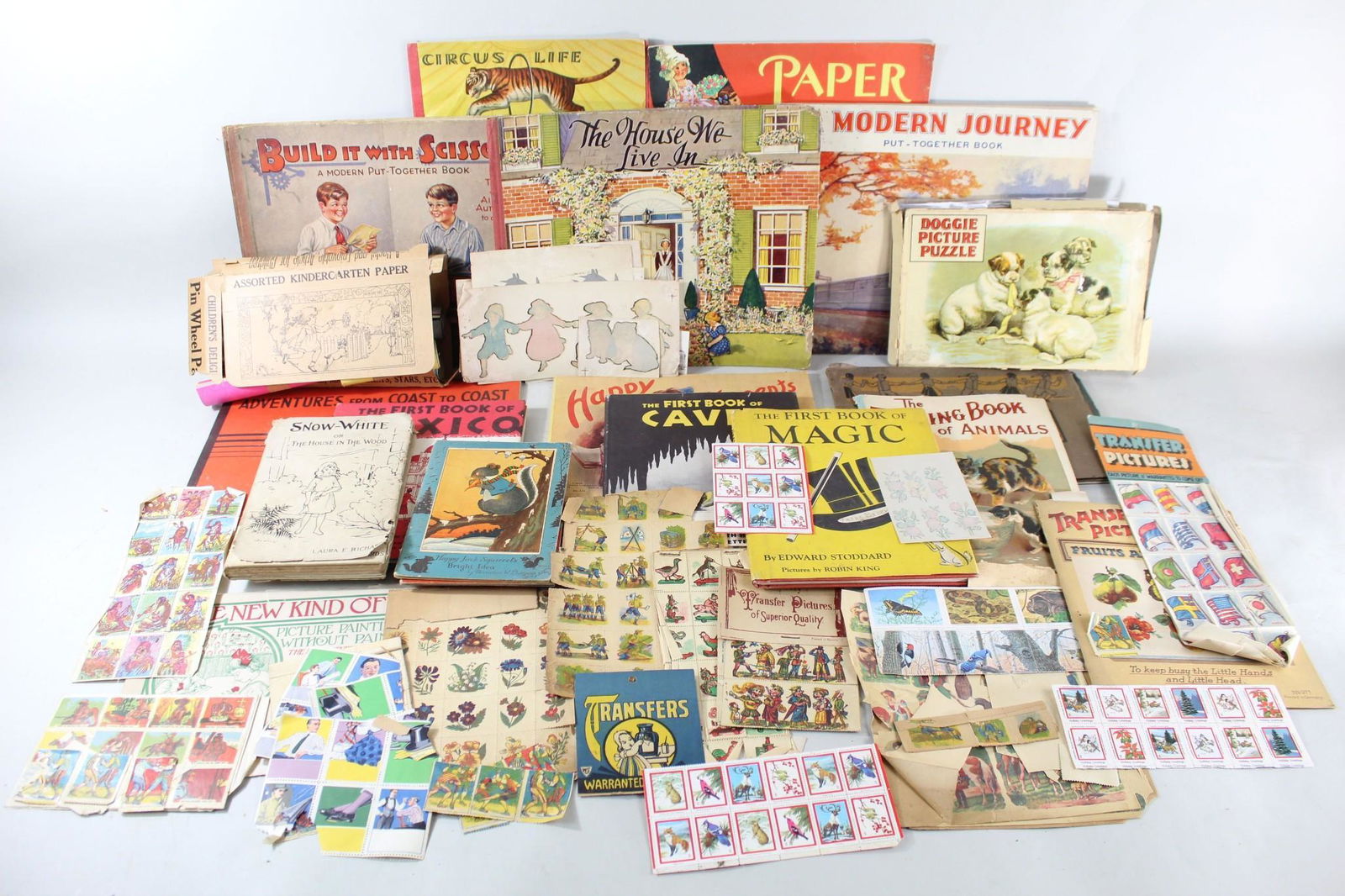 Children's Story Books, Puzzles, Stamps, Doll Paper (1 of 20)
