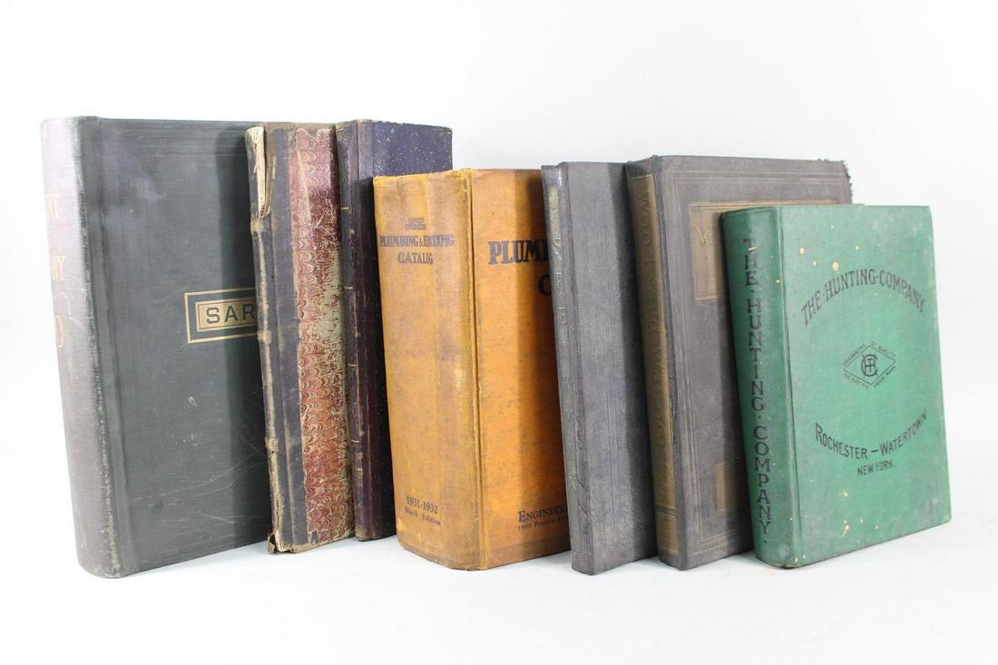 6 Early 20th C Hardware & Plumbing Catalogs & 2 Ledgers (1 of 19)