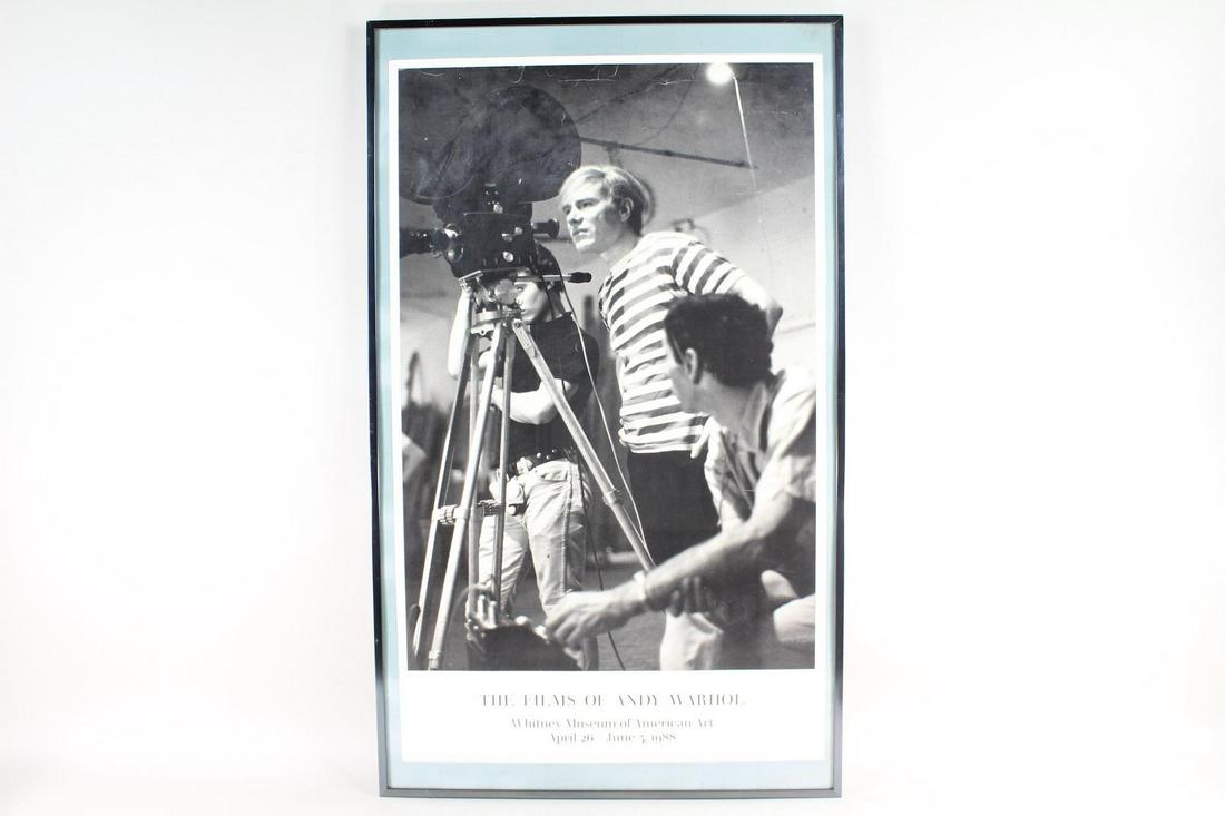 Andy Warhol Films Whitney Museum Exhibition Poster 1988 (1 of 13)