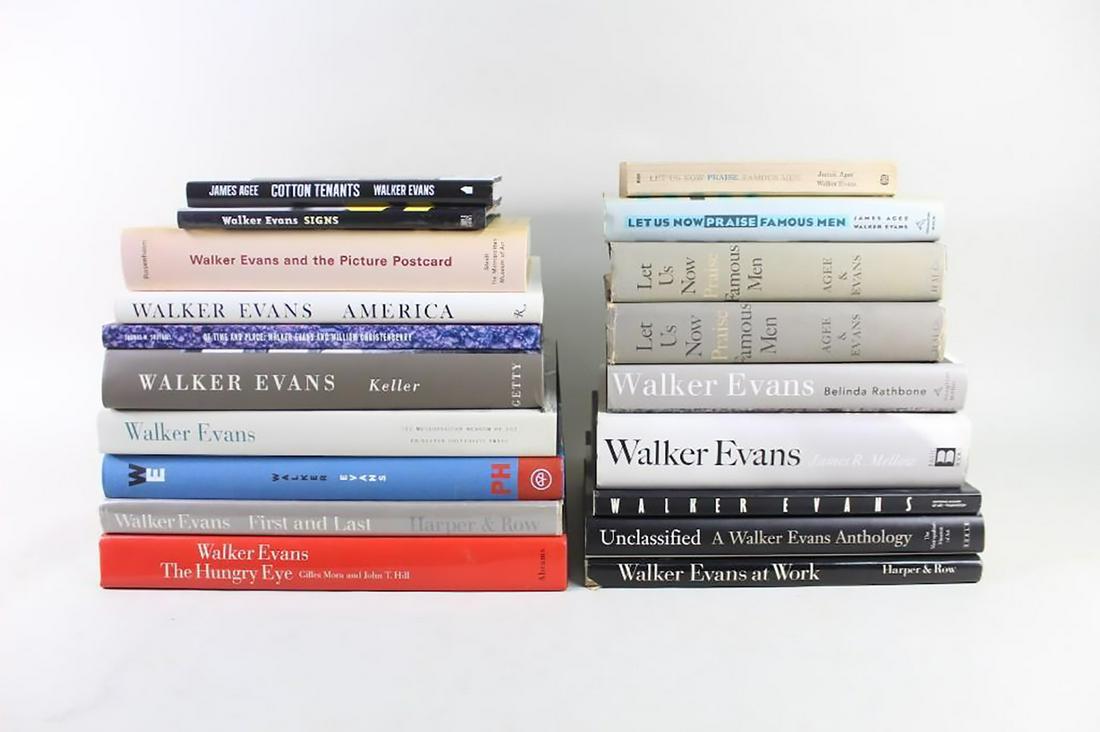 20 Walker Evans Photo Books, Famous Men Etc, 3 Signed (1 of 16)