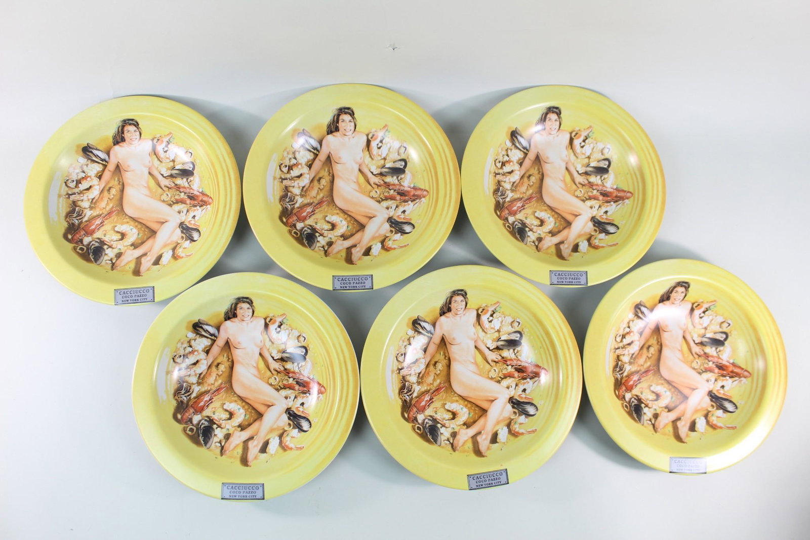 6 Mel Ramos Cacciucco Bowl/Plates,Coco Pazzo NYC (1 of 11)