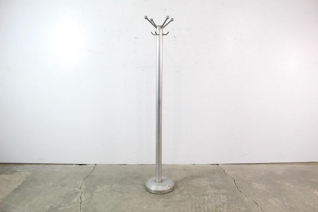 Modern Aluminum Warren McArthur Style Coat Rack (1 of 7)