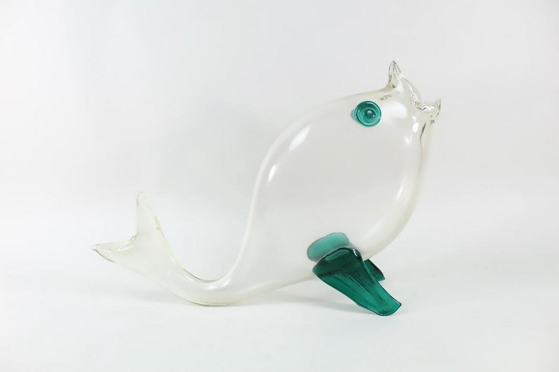 Winslow Anderson Blenko Style Glass Fish Vase Sculpture (1 of 10)