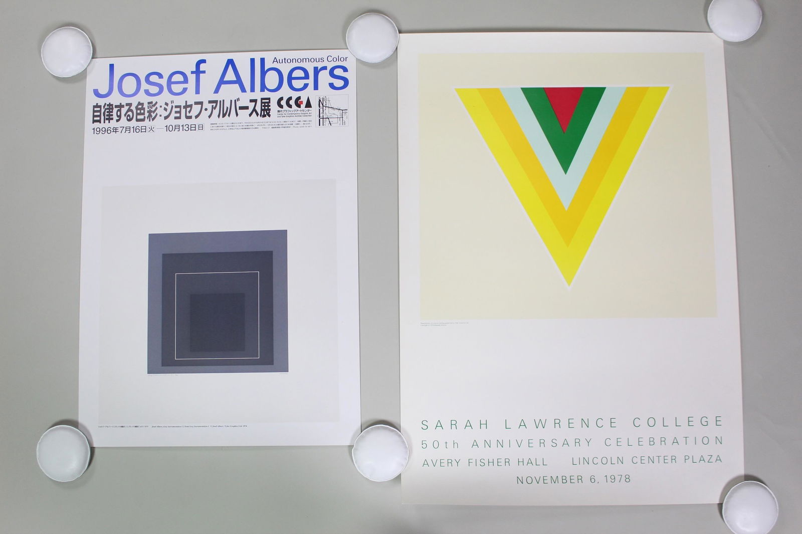 2 Modern Abstract Art Posters, Josef Albers &Ken Noland (1 of 9)