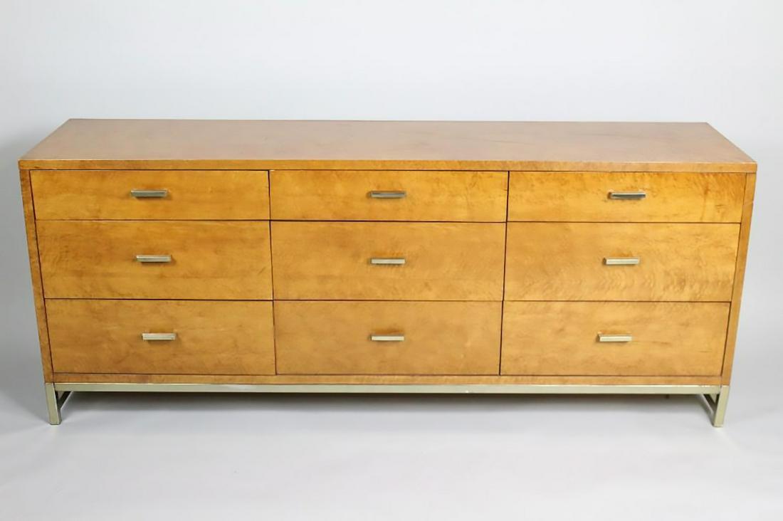 Mid Century Modern Maple Dresser/Credenza w /9 Drawers (0398) on Feb