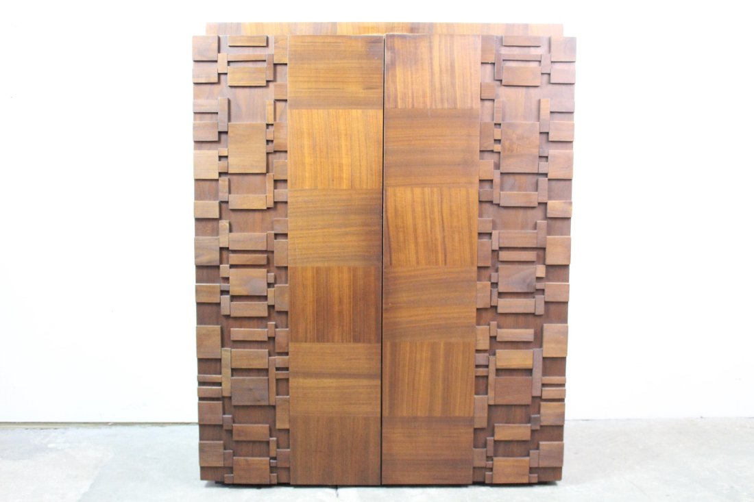 Mid-Century Modern Brutalist Wardrobe, Dresser (1 of 11)