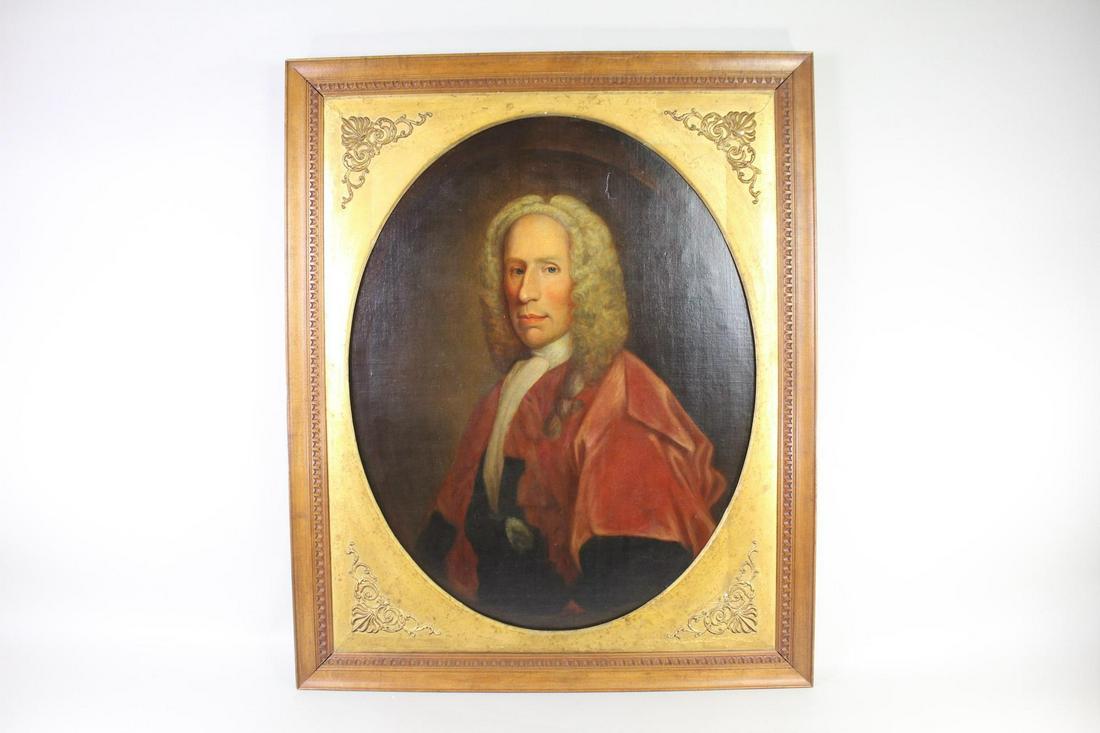 Antique 18th/19th C. Portrait of Scottish Judge,Oil (1 of 12)