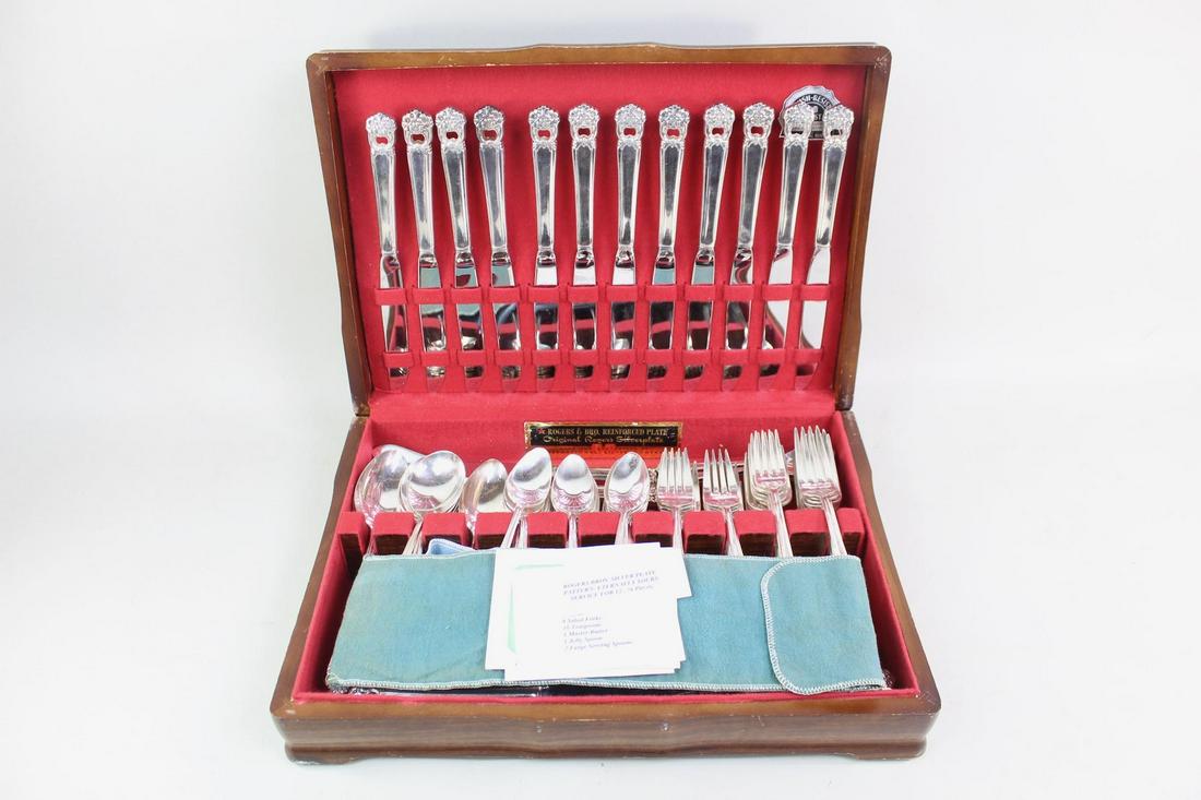 161 Rogers & Bros Eternally Yours Silver Plate Utensils (1 of 20)