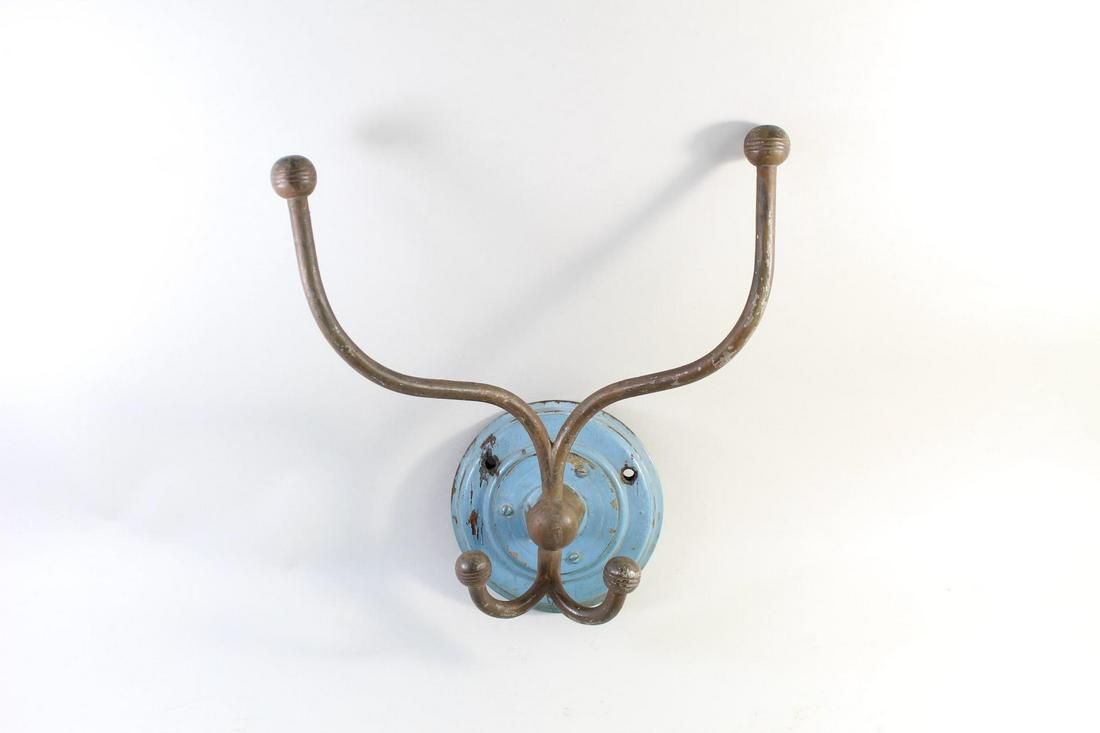 Primitive Cast Iron Wall Towel Hooks,Folk Art (1 of 8)